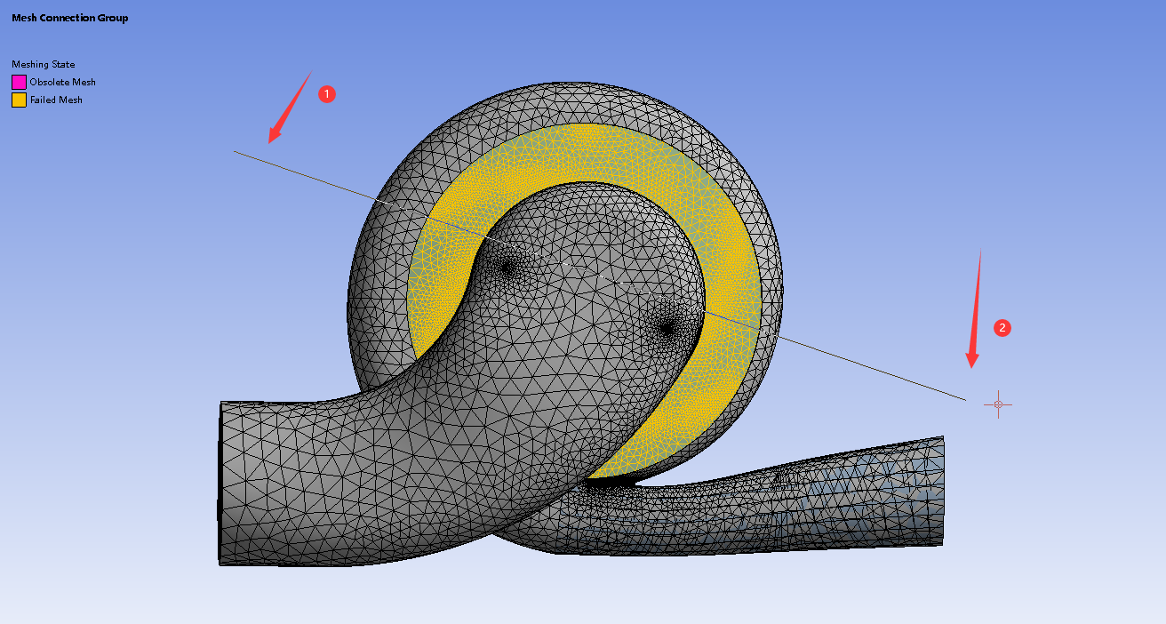 Ansys mesh中怎么创建切面查看网格